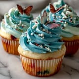 Spring Cupcakes Pastel Butterfly