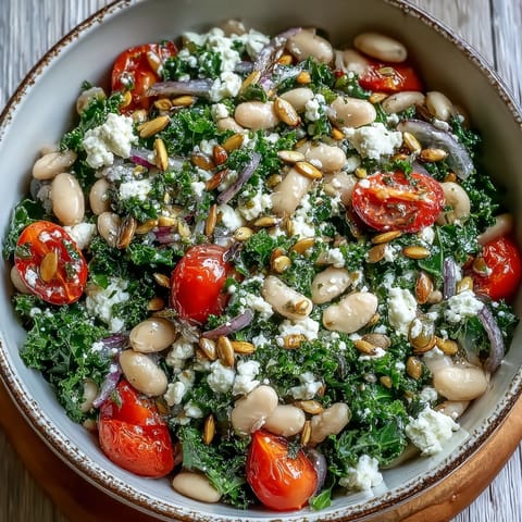 White Bean and Kale Salad