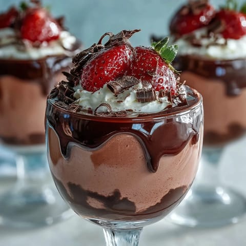Chocolate-Covered Strawberry Mousse