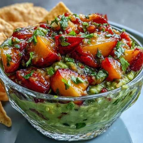 Vibrant Peach Jalapeño Salsa topping grilled fish, bursting with sweet heat.