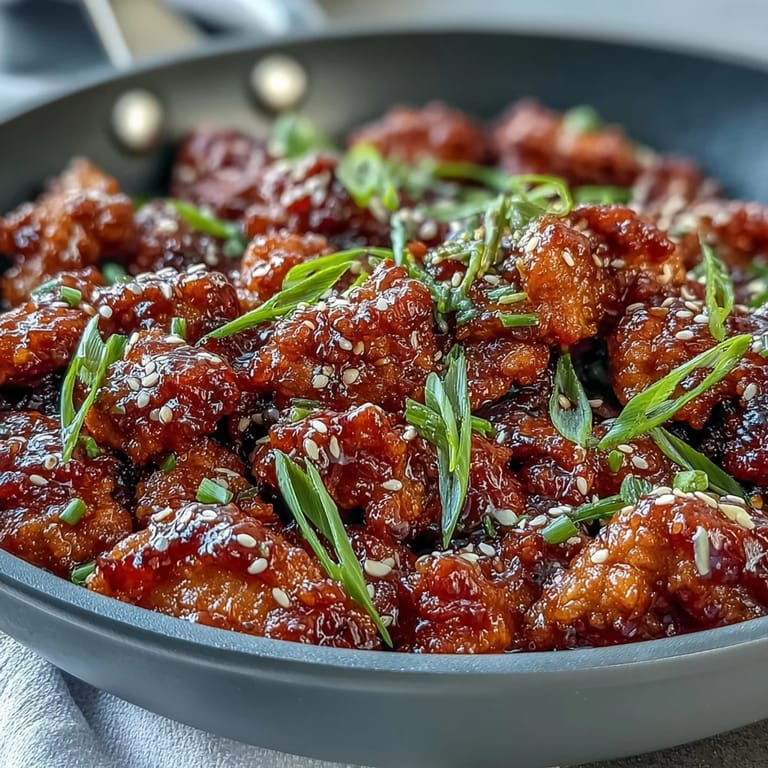 Vibrant bowl of Korean-Style Ground Turkey stir-fry, featuring a glossy spicy-sweet sauce and a nutty sesame finish.