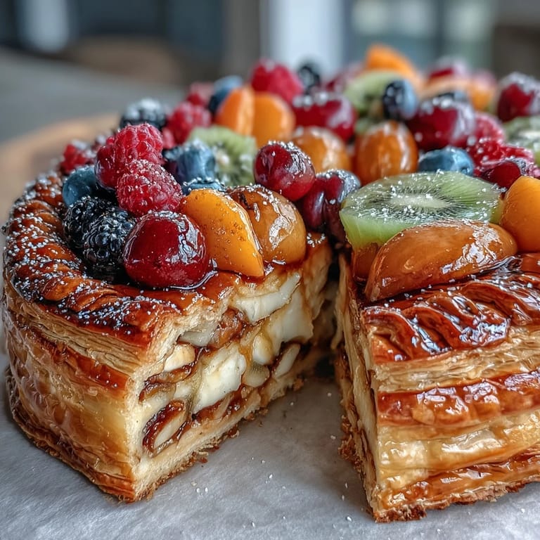 3. Indulge in a slice of summer stone fruit galette with frangipane, where tender fruit meets rich almond cream inside a rustic, flaky pastry shell.