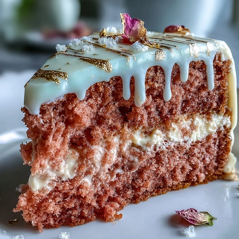 An exquisite Bridal Shower Rosé Velvet Cake, tasting of celebration.